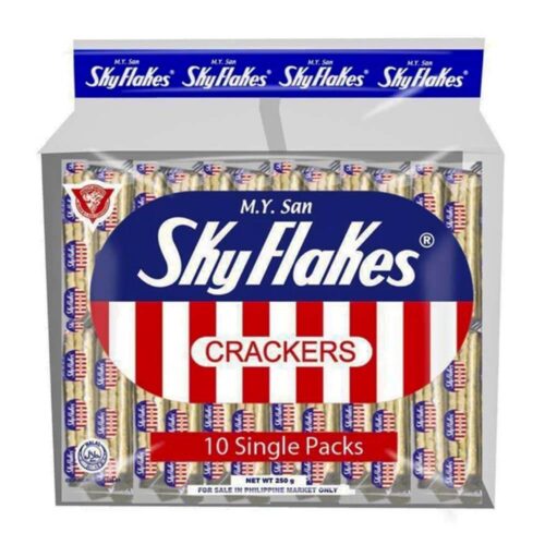 M.Y San Sky Flakes Crackers 10x25g