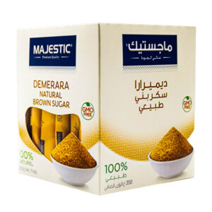 ماجيستيك ديميرارا السكر البني الطبيعي 350 جرام
