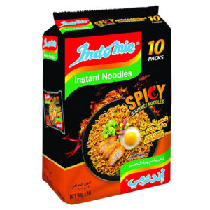 نودلز شعيرية مقلية حارة بالكاري من اندومي