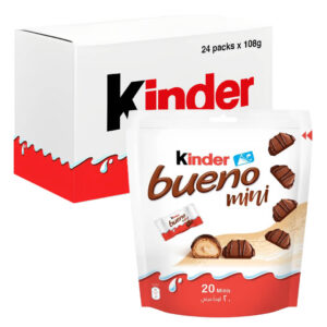 Kinder Bueno Mini Milk Chocolate Bars in Wafer with Hazelnut Cream