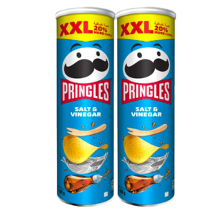Pringles Potato Chips Salt And Vinegar 2x200 g