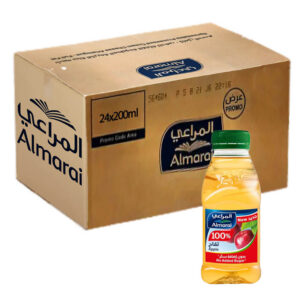 عصير تفاح المراعي حجم صغير طبيعي 100%