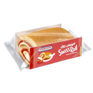 Americana Half Swiss Roll- Strawberry 55g