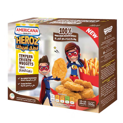 Americana Heroz Tempura Chicken Nuggets 350g