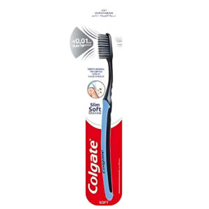 Colgate Slim Soft Black Charcoal Toothbrush 1pc
