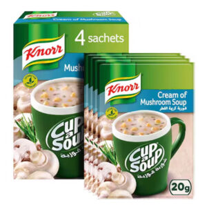 Knorr Cup-A-Soup Cream Of Mushroom Soup 4x20g