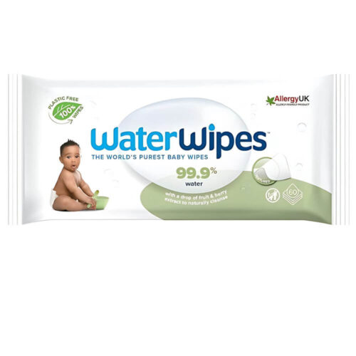 WaterWipes Plastic Free Textured Clean Toddler and Baby Wipes 60pcs