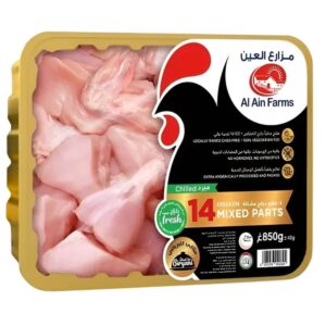 Al Ain Farms Chilled 14 Mixed Parts Skinless 850g