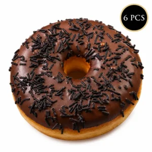 Donut Regular Chocolate Glazed with Chocolate Vermicelli