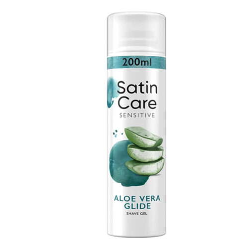 Gillette Venus Satin Care Aloe Vera Glide Scented Shave Gel For Sensitive Skin 200ml