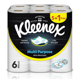 Kleenex Kleenex H/Hold Towel 5 Rolls+1 Free