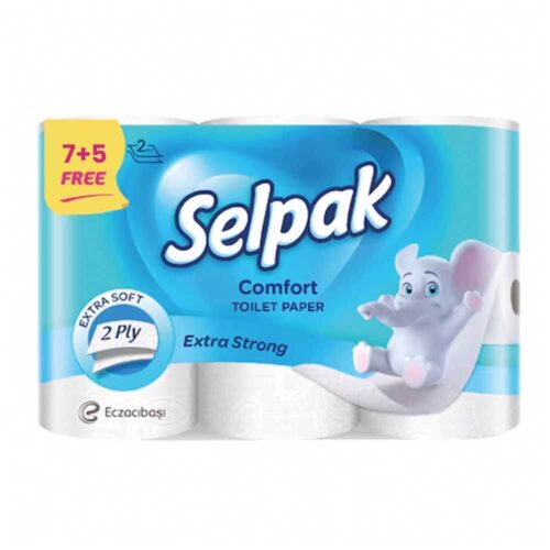 Selpak Comfort Toilet Paper 7+5