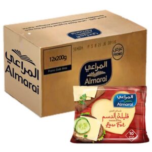 شرائح جبنة قليلة الدسم المراعي