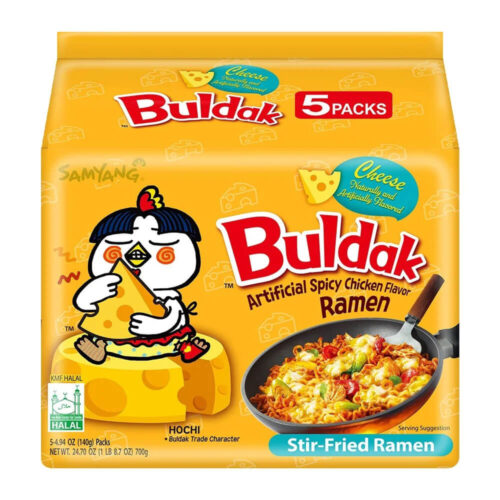 Buldak Hot Chicken Noodles (Samyang Noodles) 5pack