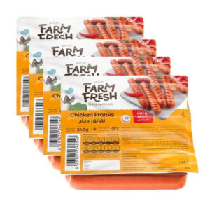 فرانك دجاج حار فارم فريش 3×340 جم