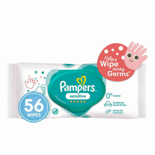 Pampers Sensitive Protect Baby Wipes 56-wipes