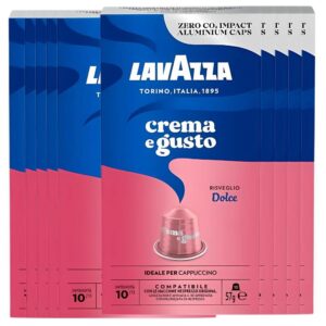 Lavazza Crema E Gusto Dolce Coffee Capsules 10x10