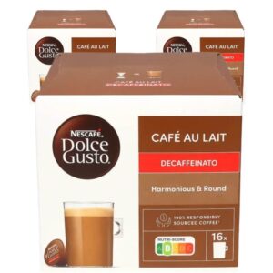 Nescafe Dolce Gusto Cafe Au Lait Decaf 3x16 capsules