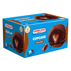 Americana Chocolate Filled Cupcake (Saudi Arabia) 28g Pack of 18