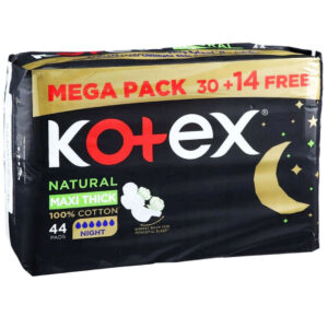Kotex Maxi Natural Night (30+14 free)