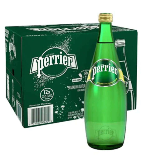 Perrier Carbonated Mineral Water 12x750ml