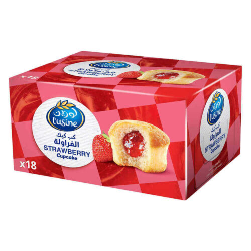 l'usine Strawberry Cupcake (Saudi Arabia) 30g Pack of 18