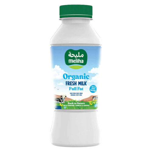 Meliha Organic Fresh Milk Full Fat 200ml