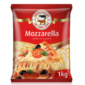 جبنة موزاريلا مبشورة