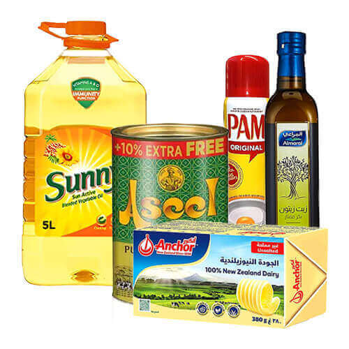 الزيوت، السمن، والزبدة