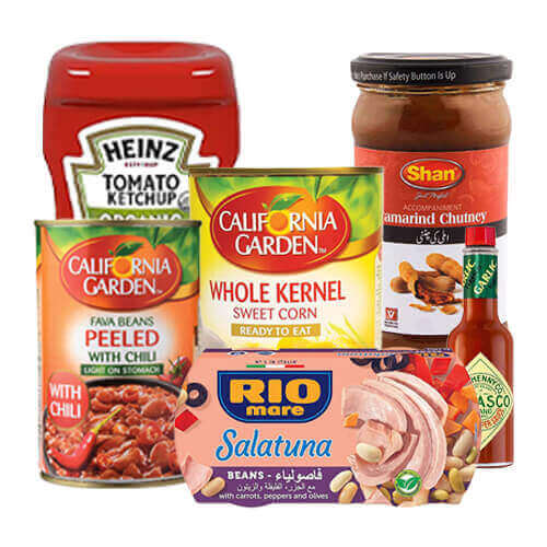 المعلبات والصلصات