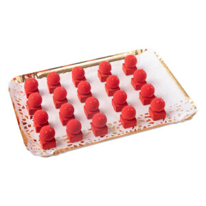 Chocolate Mousse Red Pastry 20pcs 1 tray