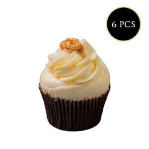 Cupcake Regular Carrot 6pcs