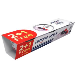 دانون زبادي يوناني توت 3×150 جم