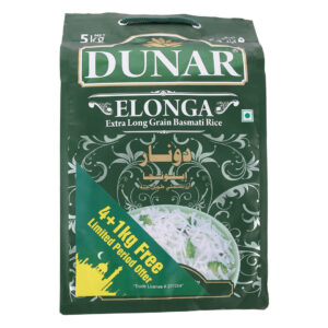 Dunar Elonga Basmati Rice 4kg+1kg
