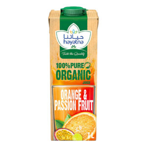 Hayatna Organic 100% Pure Orange & Passion Fruit Juice