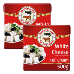 القرات الثلاث جبنة بيضاء كاملة الدسم