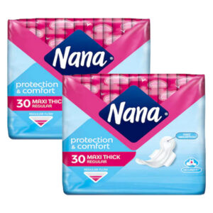 Nana Maxi Thick Regular Sanitary Pads 2x30pcs