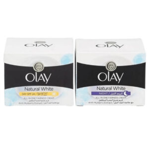أولاي ناتشورال وايت كريم نهاري 50جم + كريم ليلي 50جم