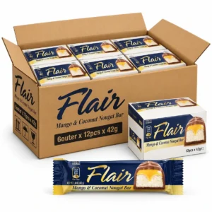 Flair Coconut Soft Nougat with Mango Filling