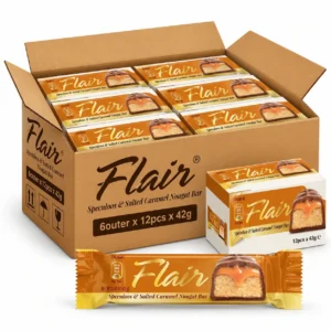 Flair Speculoos Soft Nougat with Salted Caramel Filling