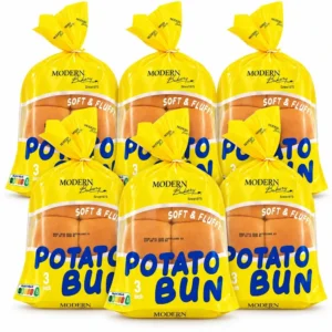 Modern Bakery Potato Sidecut Bread Bun 3-inch