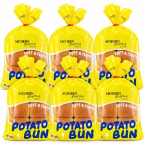 Modern Bakery Potato Sidecut Bread Bun 4-inch